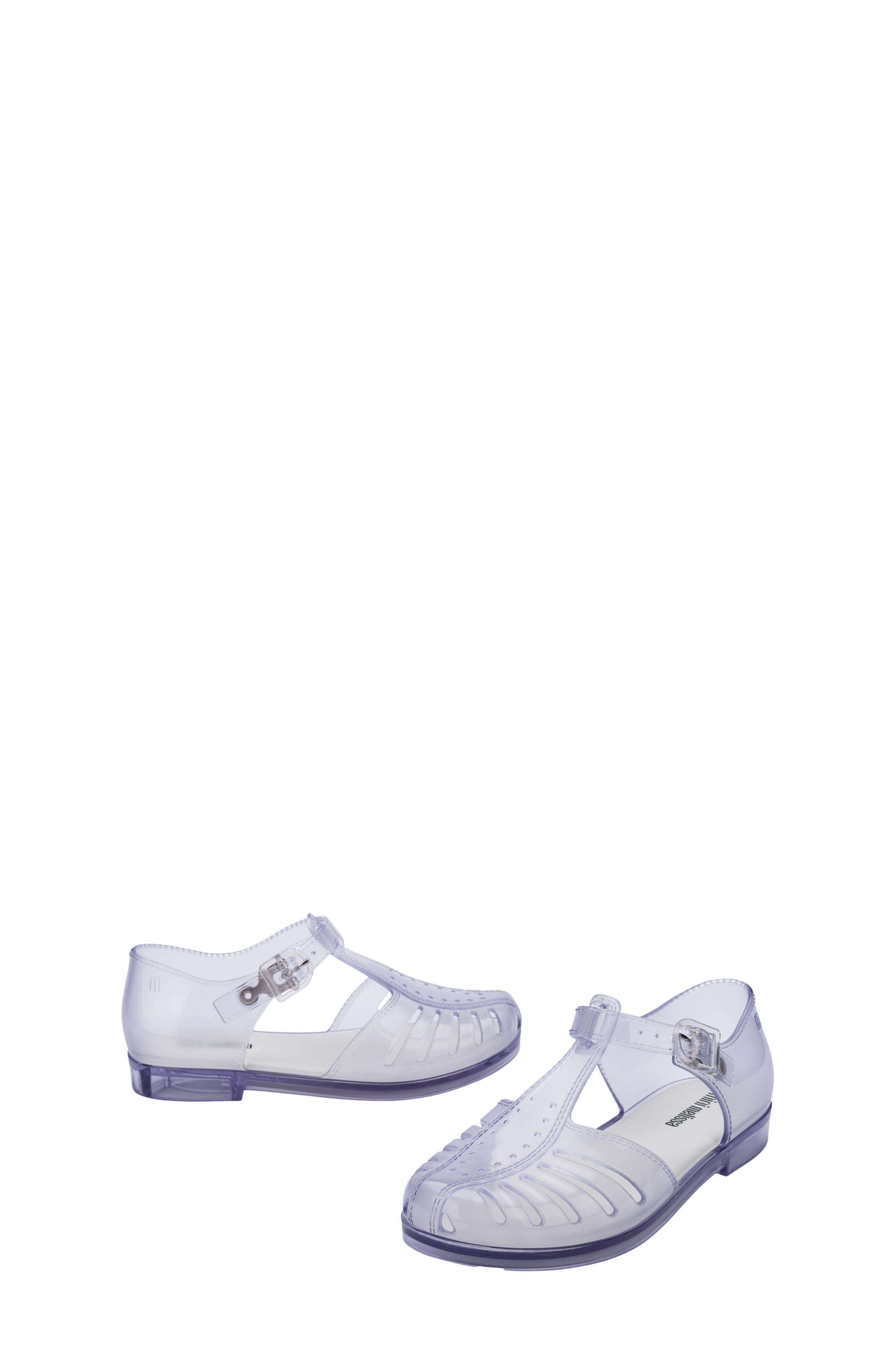 Kids' Aranha Fisherman Sandal, Alternate, color, CLEAR/ WHITE