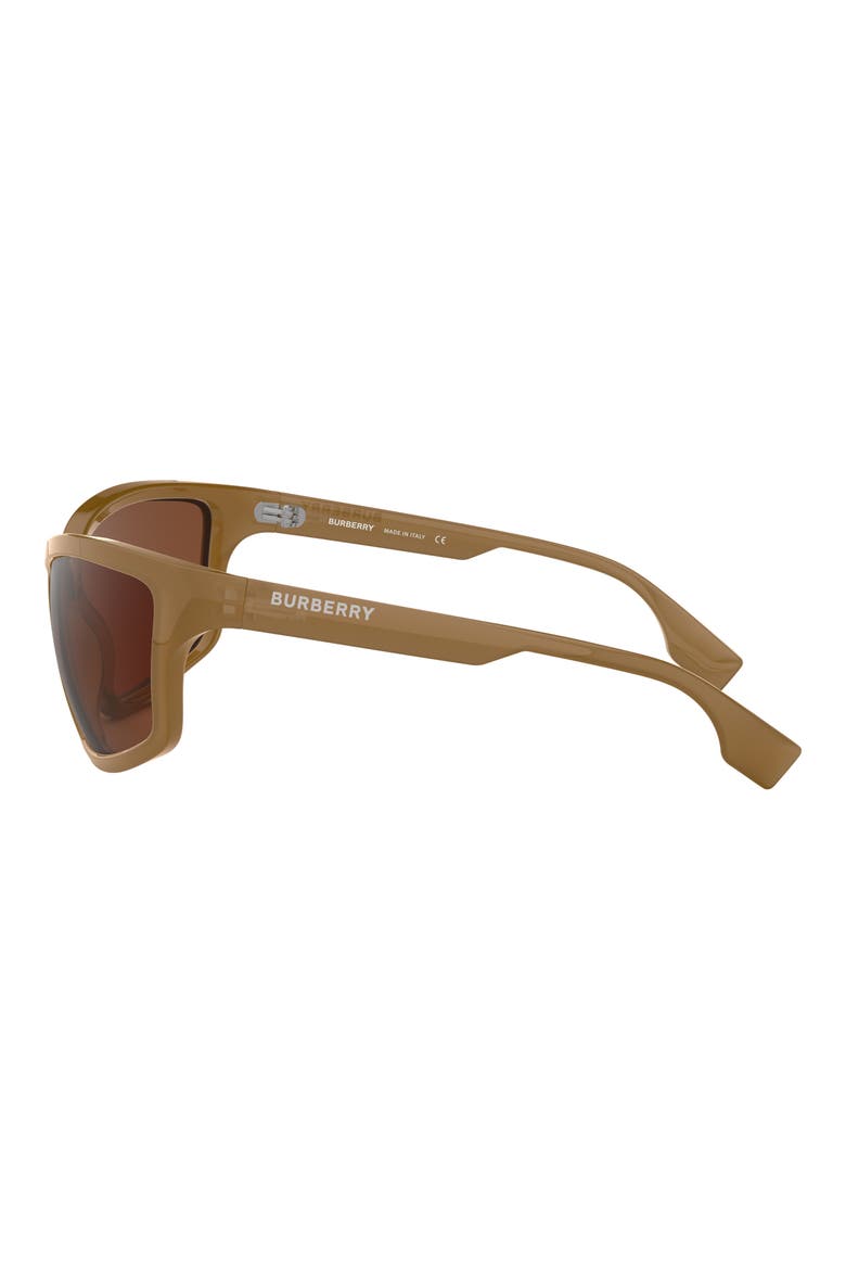66mm Rectangle Sunglasses, Alternate, color, OPAL BEIGE