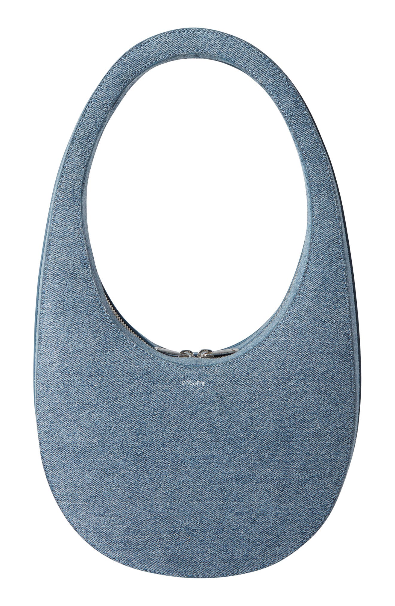 Coperni Swipe Denim Top Handle Bag, Main, color, 