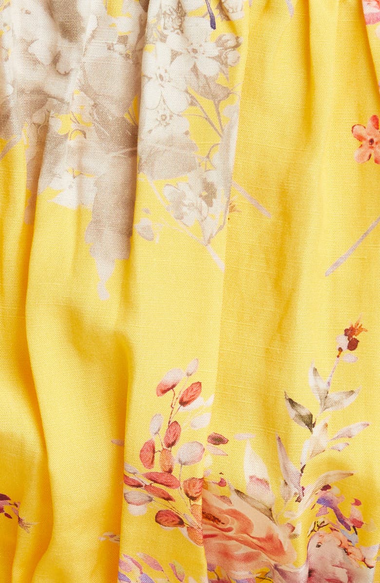 KOBI HALPERIN Noa Floral Off the Shoulder Smocked Top, Alternate, color,