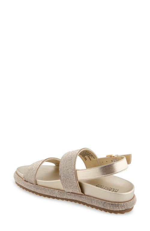 Reaction Kenneth Cole Darleen Sandal In Gold