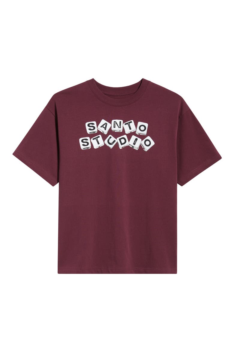 Dice Graphic T-Shirt, Alternate, color, MERLOT