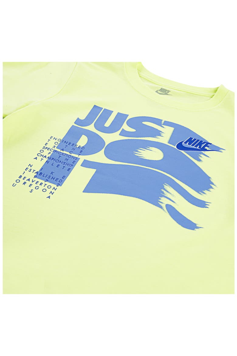 Kids' On the Move Graphic T-Shirt & French Terry Shorts Set, Alternate, color, UAVBLUE BE