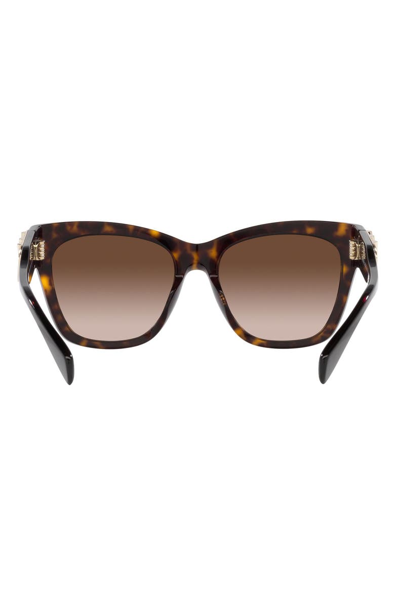 Michael Kors Empire 55mm Gradient Cat Eye Sunglasses, Alternate, color, Dk Tort