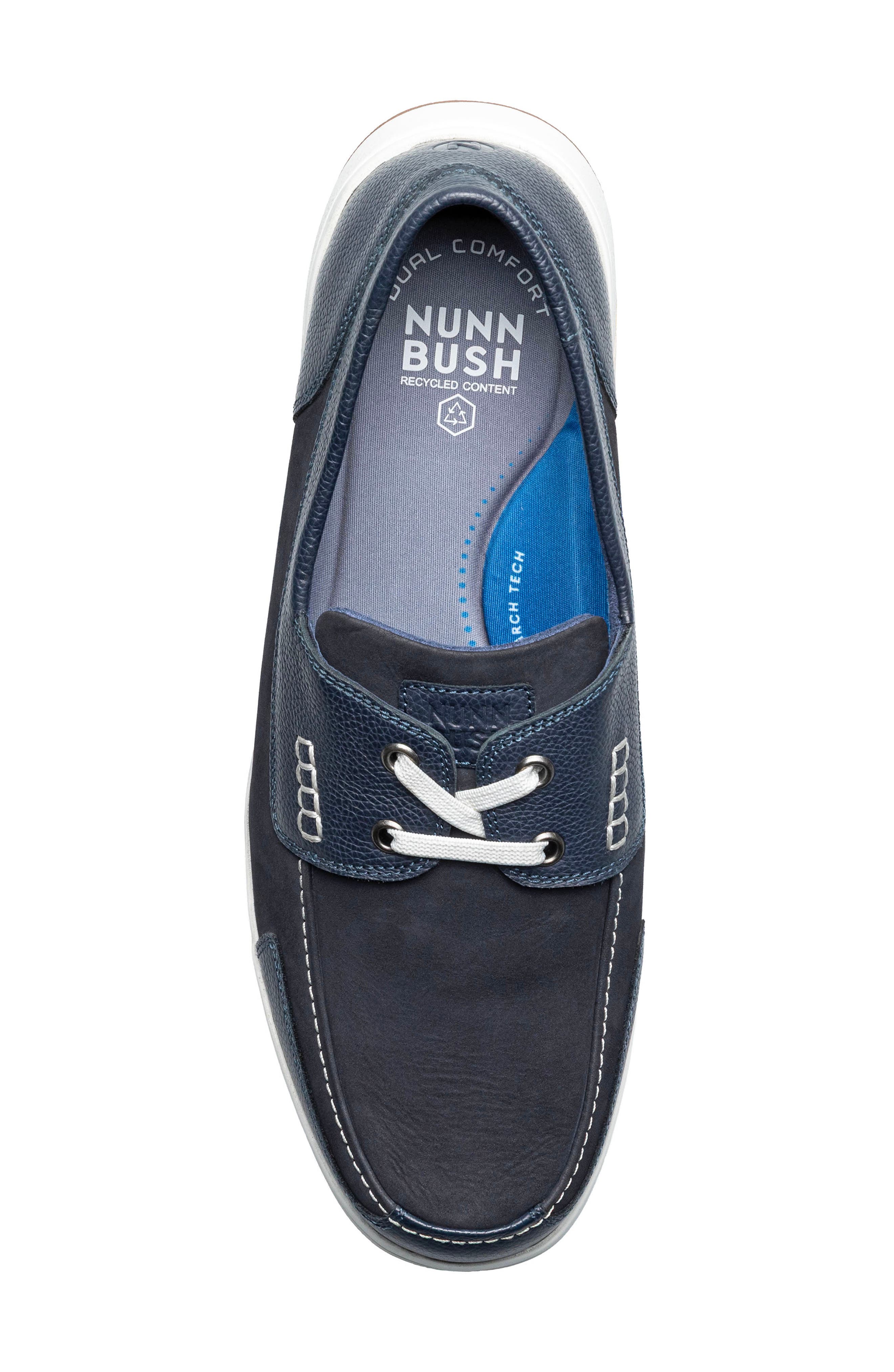 NUNN BUSH Luca Boat Shoe, Alternate, color, Navy Multi
