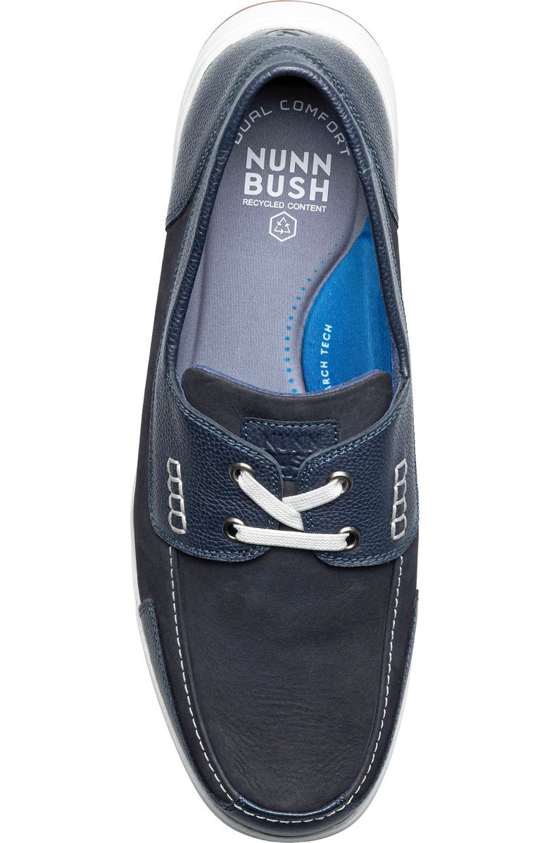 NUNN BUSH Luca Boat Shoe, Alternate, color, Navy Multi