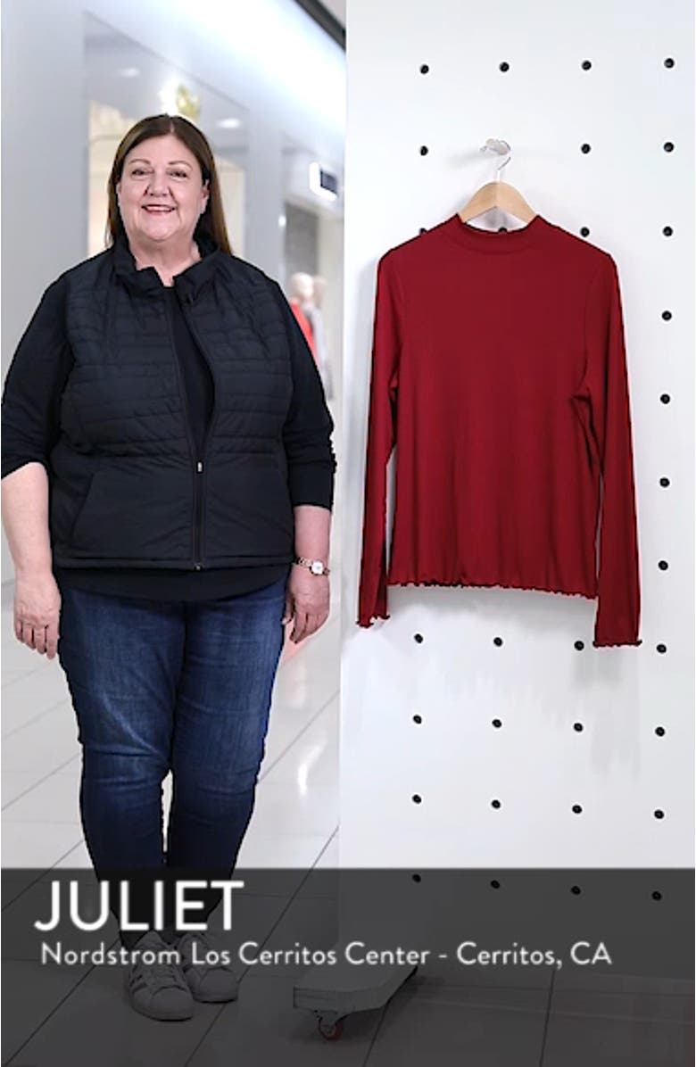 Slim Rib Long Sleeve Tee, sales video thumbnail