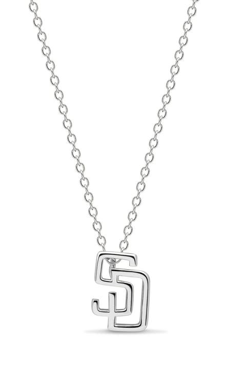 x The MLB San Diego Padres Logo Charm Necklace