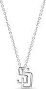 Luv AJ x The MLB San Diego Padres Logo Charm Necklace