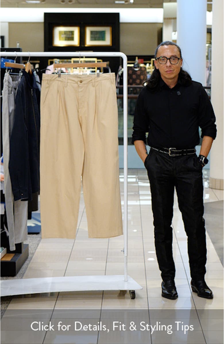 Pleat Front Cotton Pants, sales video thumbnail