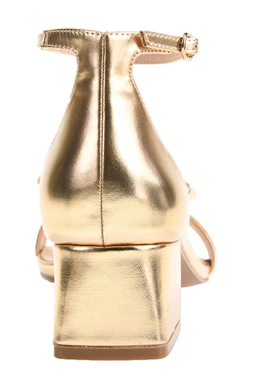 Chinese Laundry Lanita Ankle Strap Sandal In Gold
