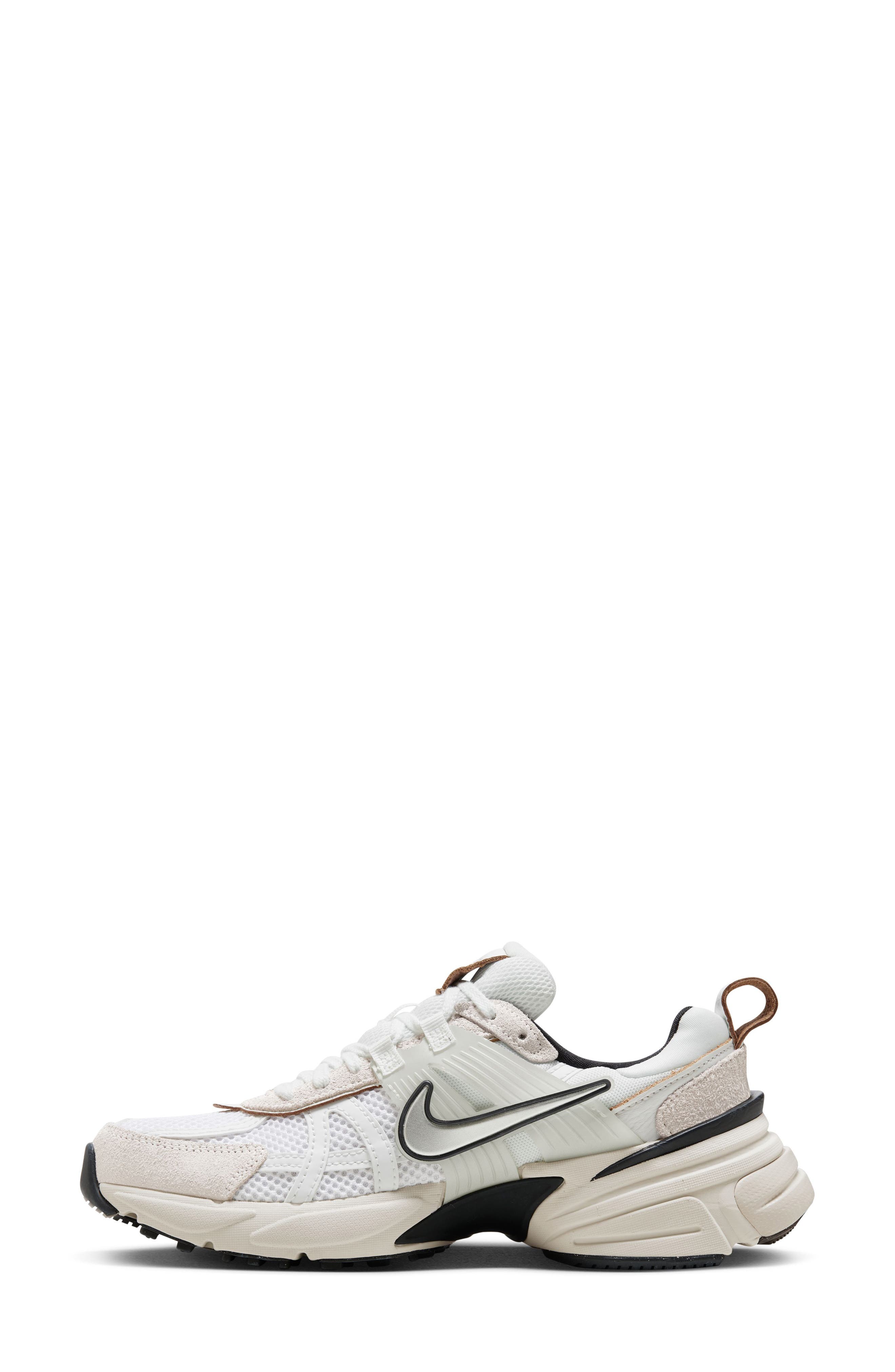 Nike V2K x Susan Fang Run Sneaker, Alternate, color, Summit White/ Chrome/ Brown
