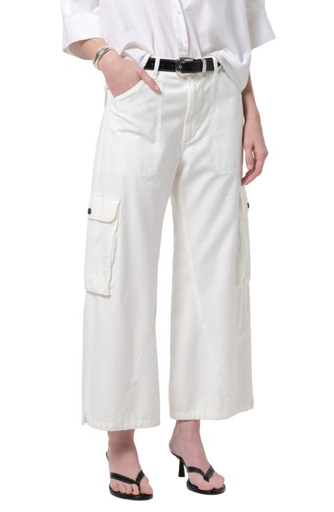 Thassos Twisted Seam Ankle Utility Pants