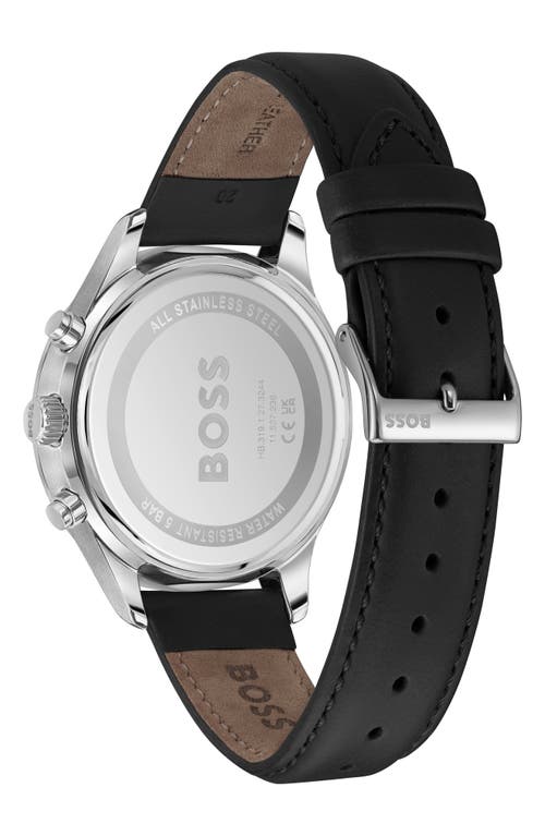 HUGO BOSS BOSS AVERY CHRONOGRAPH LEATHER STRAP WATCH, 42MM