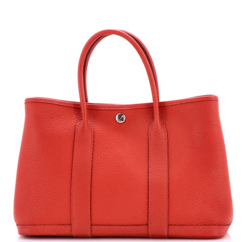 Garden Party Tote Leather 30