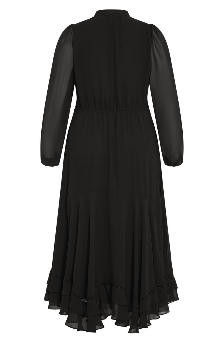 City Chic Yasmin Long Sleeve Maxi Dress, Alternate, color, 