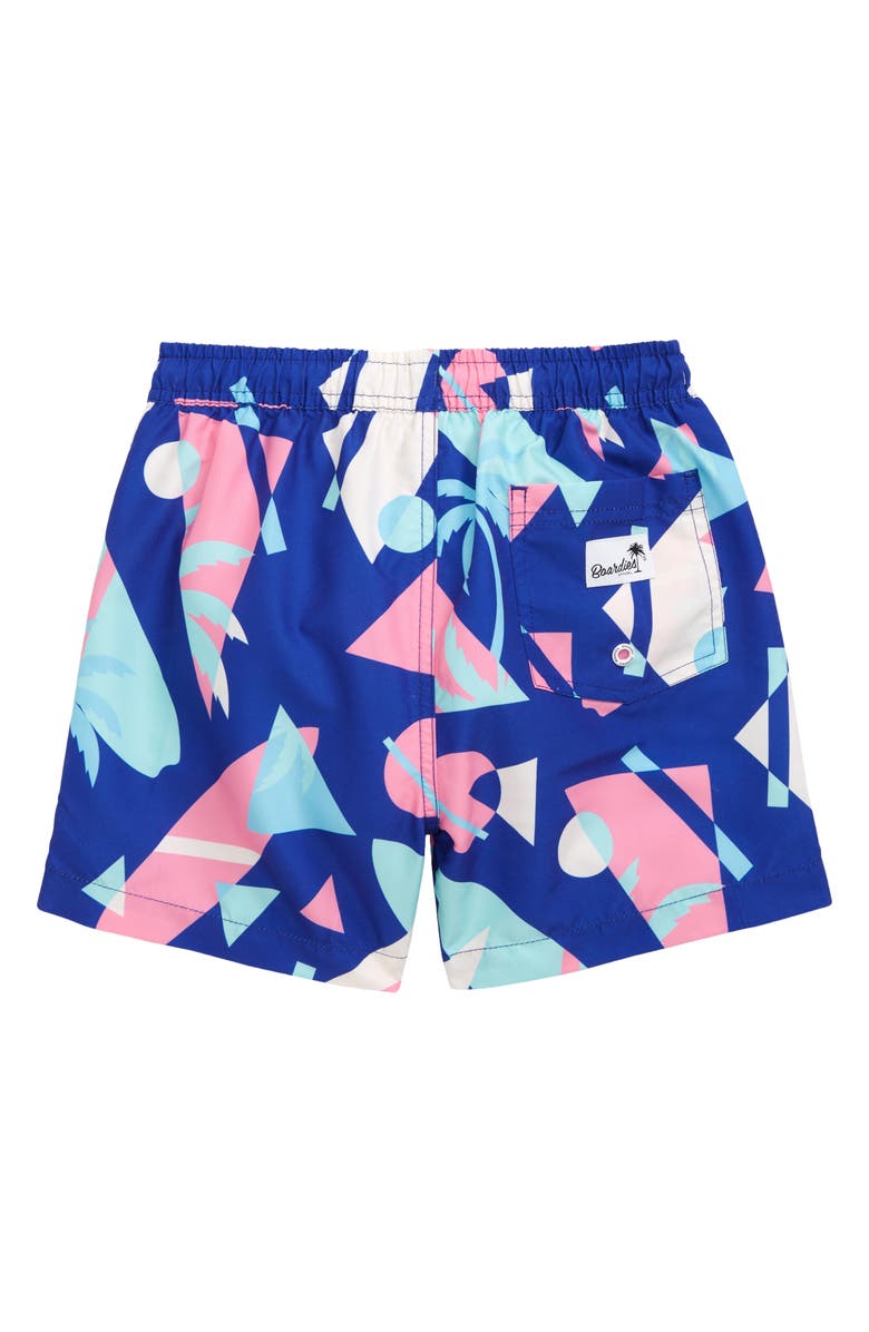 Boardies Kids' Overlay Blue Swim Trunks, Alternate, color, Blue