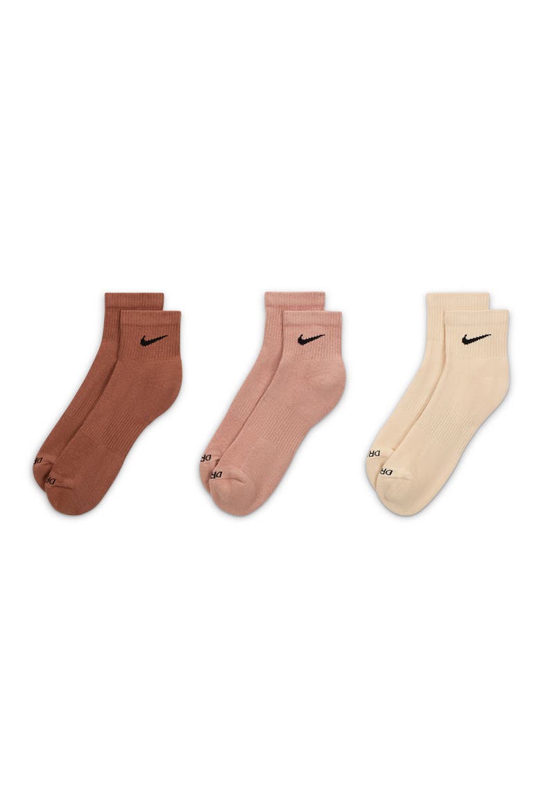 3-Pack Dri-FIT Everyday Plus Cushioned Ankle Socks, Main, color, 968 MLTCLR