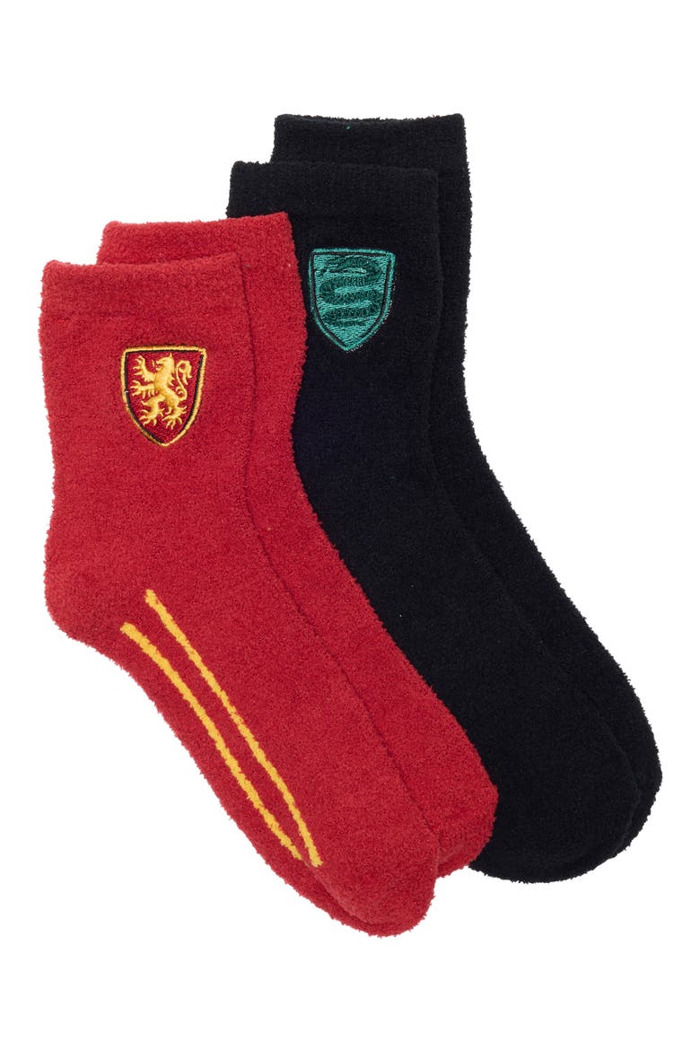 Harry Potter House Battle 2-Pack Crew Socks, Main, color, BURGUNDY