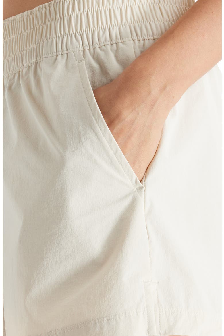 3-Inch Woven Stretch Nylon Shorts, Alternate, color, LINEN