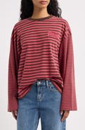 BDG Urban Outfitters Mixed Stripe Long Sleeve T-Shirt