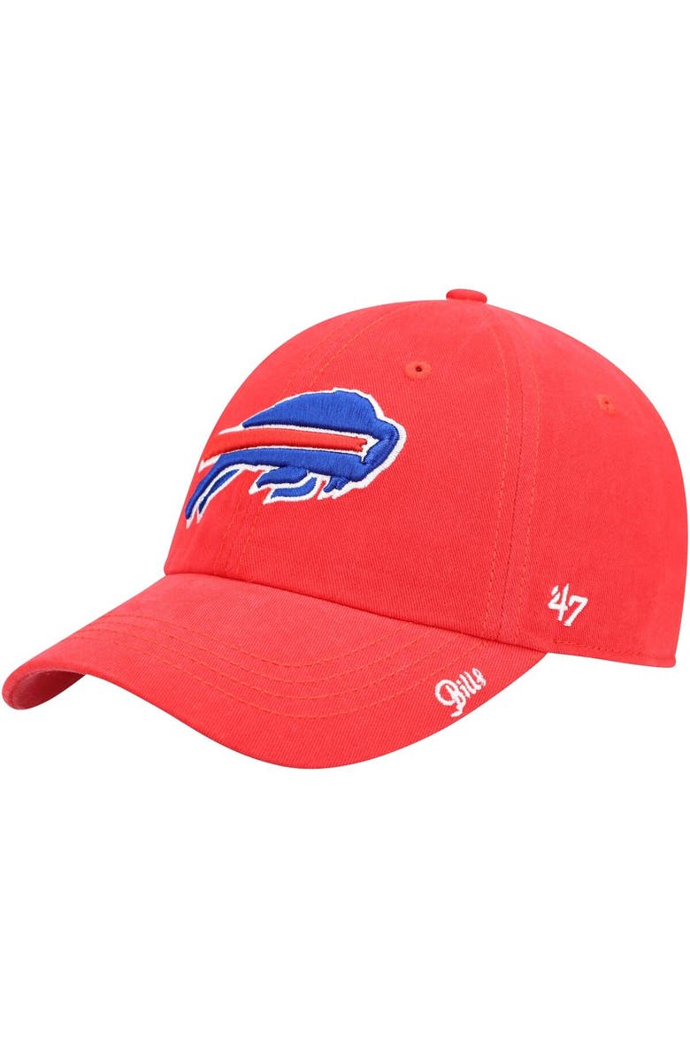 '47 Women's '47 Red Buffalo Bills Miata Clean Up Secondary Adjustable Hat, Main, color, Red