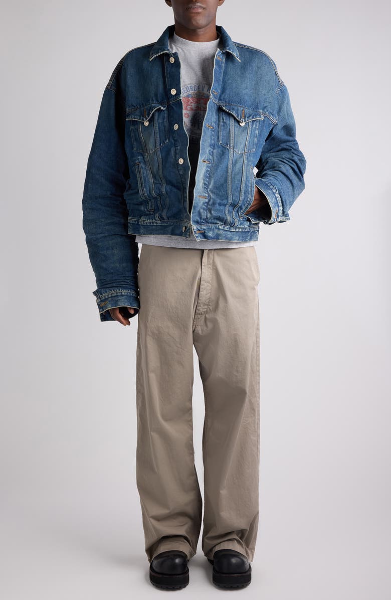 Balenciaga Cotton Workwear Pants, Alternate, color, 9509 New Beige