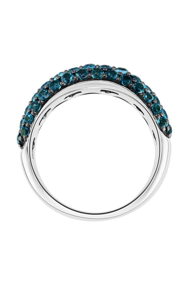 Pavé London Blue Topaz Ring, Alternate, color, BLUE