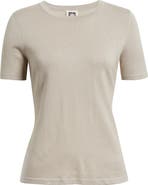 Anne Klein Luxe Washable Short Sleeve Wool Sweater