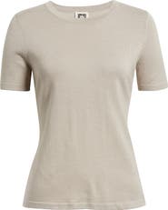 Anne Klein Luxe Washable Short Sleeve Wool Sweater