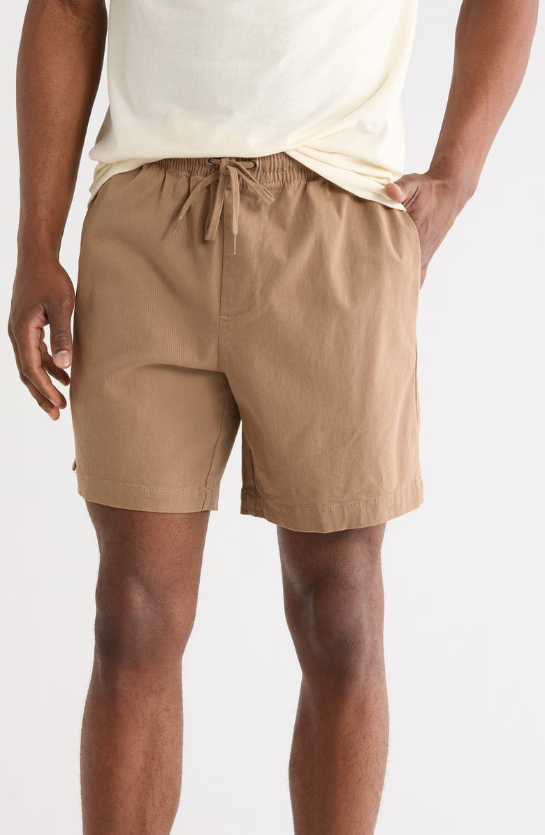 PacSun Reed Volley Shorts, Main, color, Desert Taupe