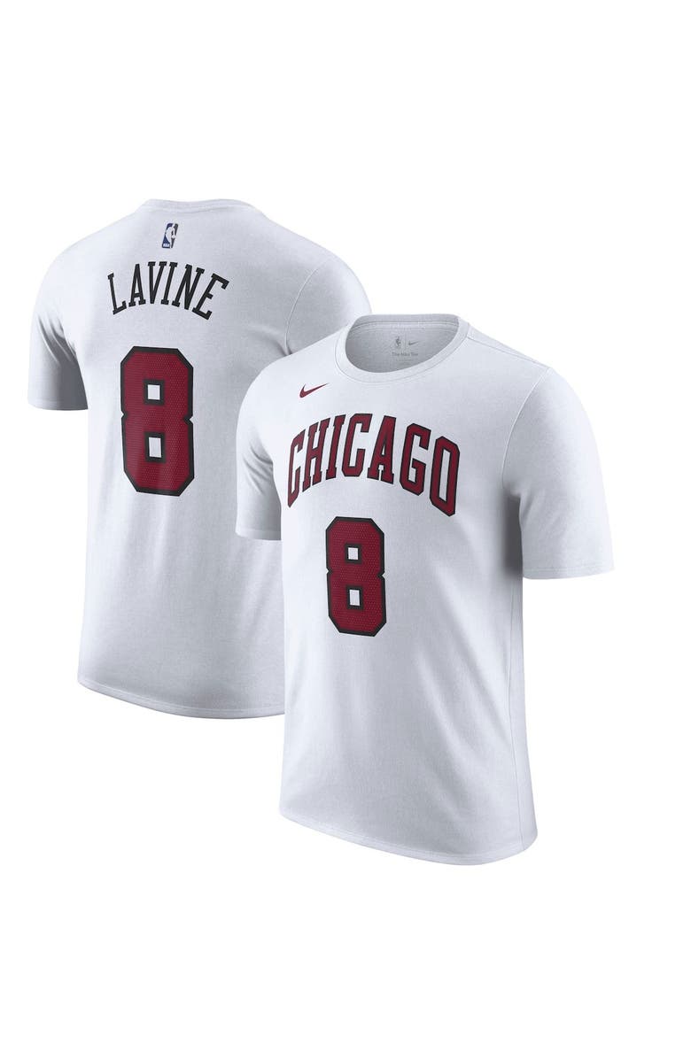 Nike Men's Nike Zach LaVine White Chicago Bulls 2022/23 City Edition Name & Number T-Shirt, Main, color,