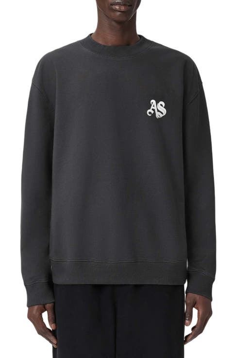 Icon Oversize Cotton Crewneck Sweatshirt