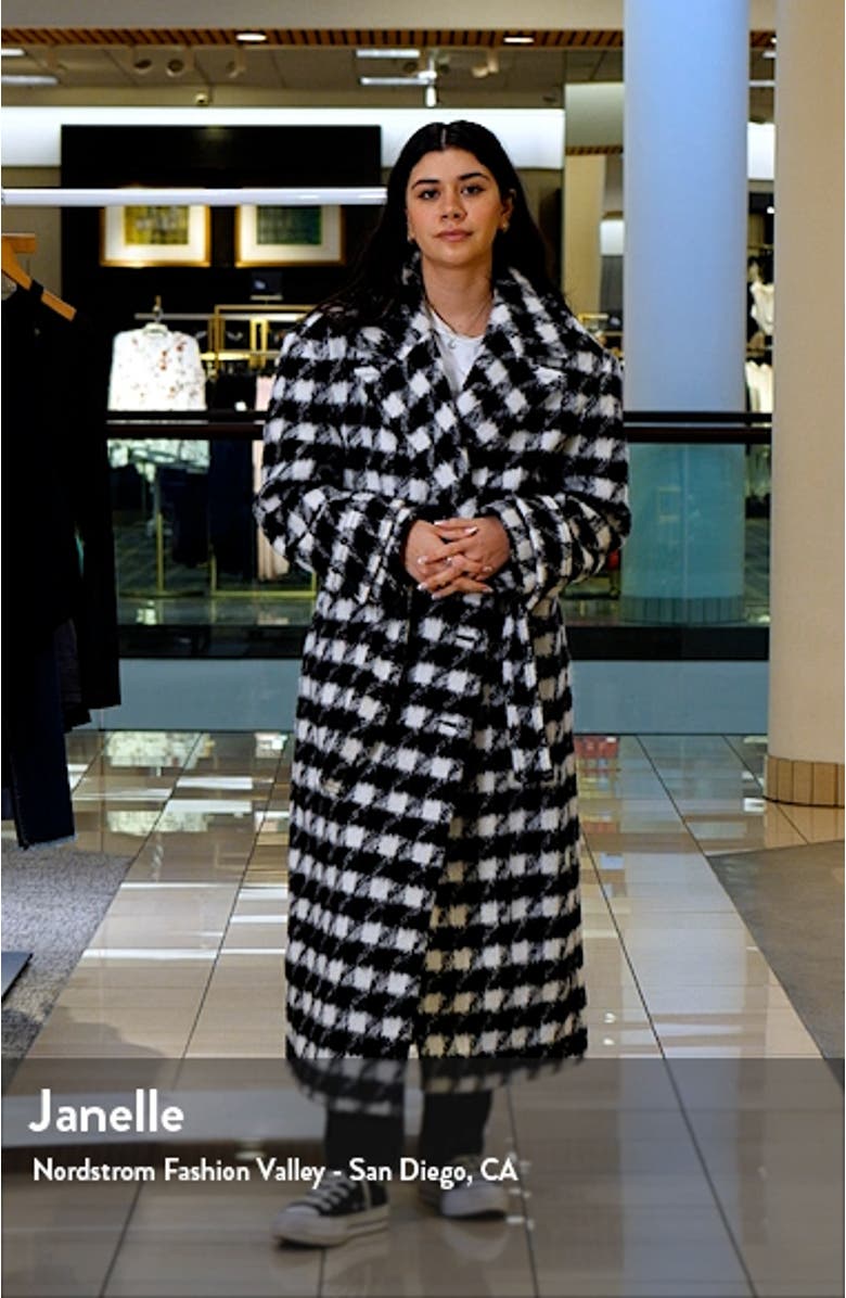 Haithe Check Coat, sales video thumbnail