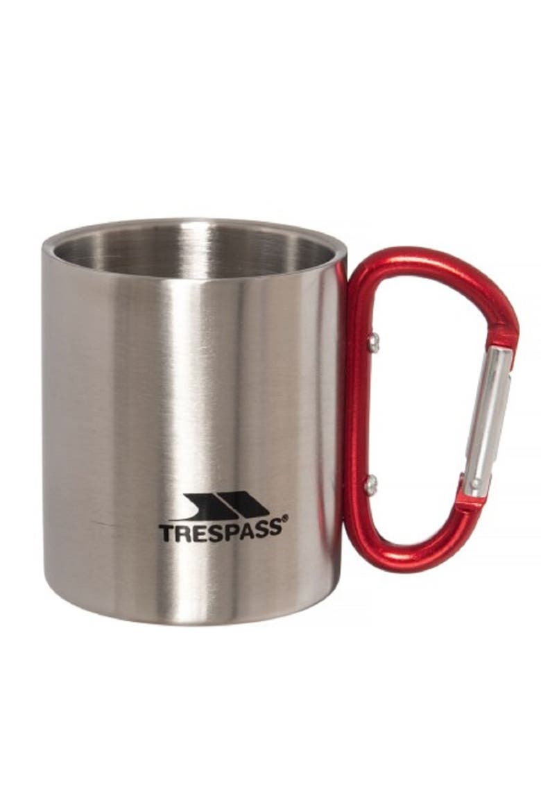 Bruski Carabiner Clip Travel Cup/Mug, Main, color, Silver
