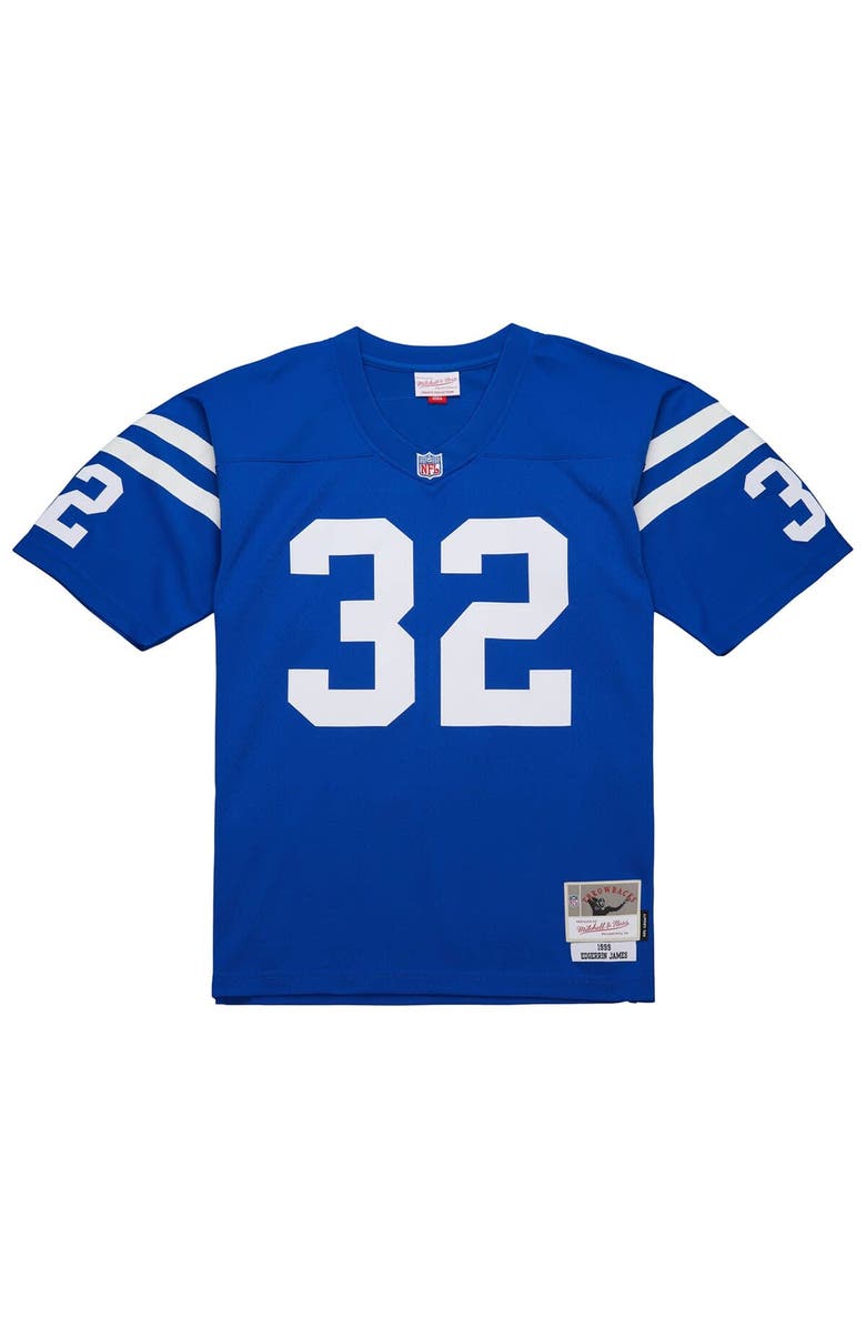 Mitchell & Ness Men's Mitchell & Ness Edgerrin James Royal Indianapolis Colts 1999 Legacy Replica Jersey, Alternate, color, 