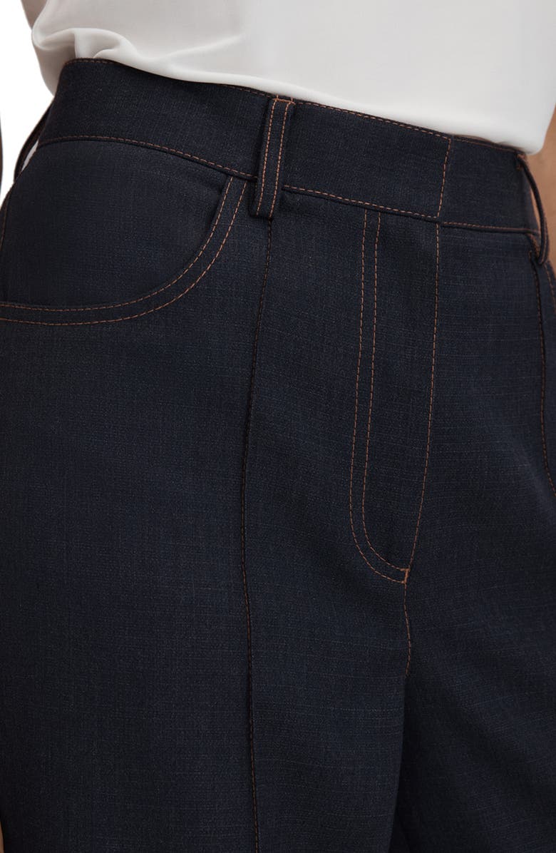 Reiss Raven High Waist Straight Leg Jeans, Alternate, color,