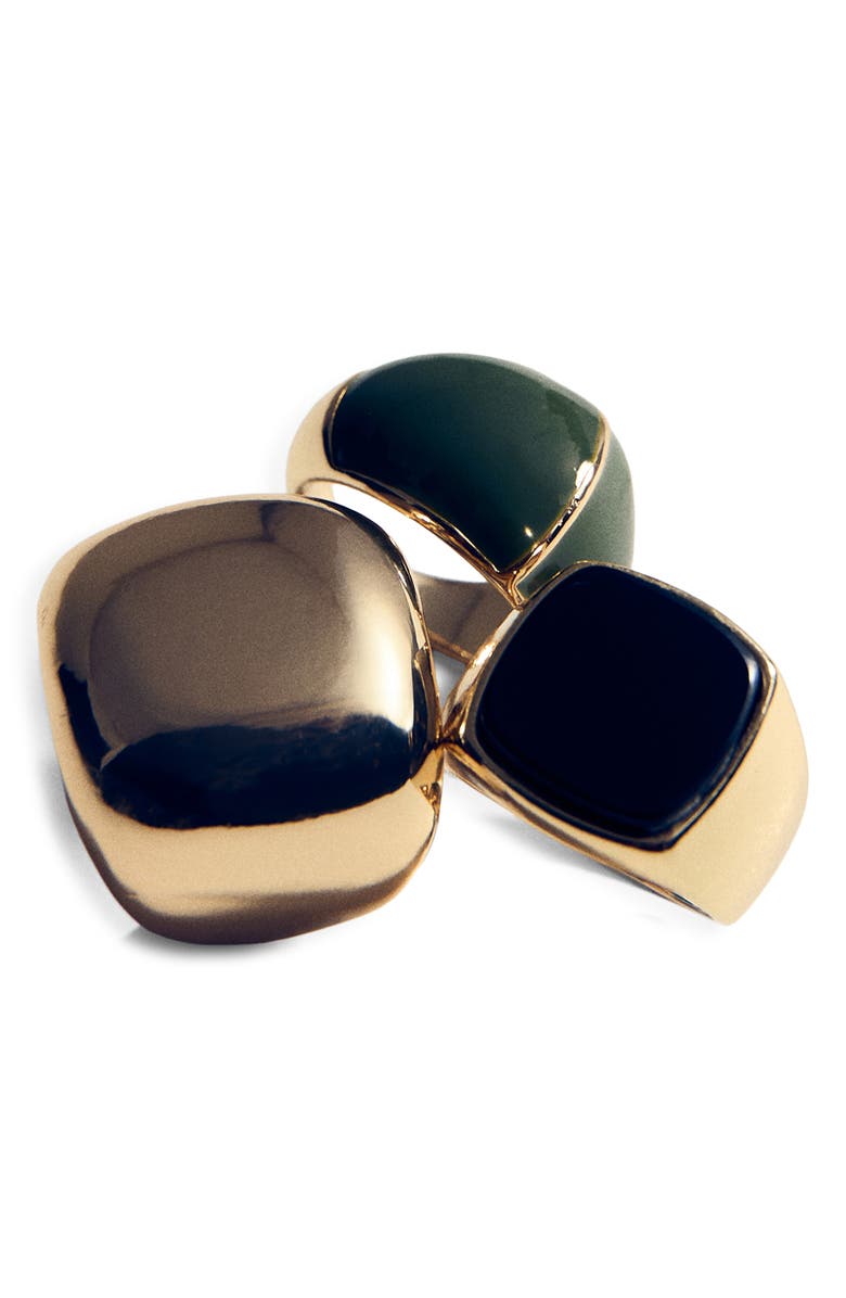 MANGO Set of 3 Rings, Alternate, color, 