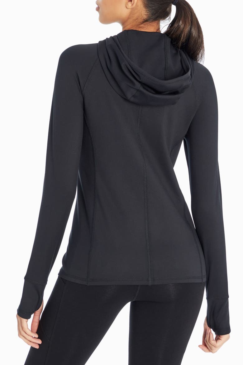 Sidney Zip Hoodie, Main, color, BLACK