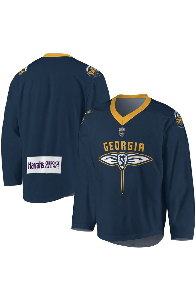 ADPRO Sports Men's Navy Georgia Swarm Sublimated Replica Jersey, Main, color, Navy