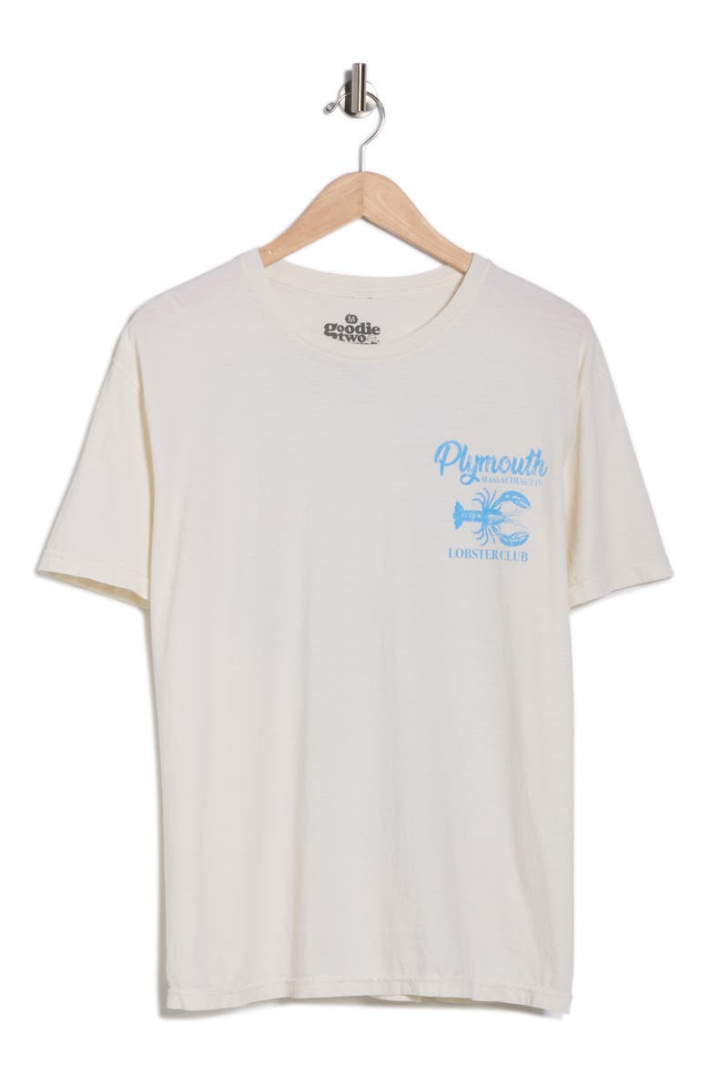 Plymouth Lobster Club Graphic T-Shirt, Alternate, color, WHISPER WHITE