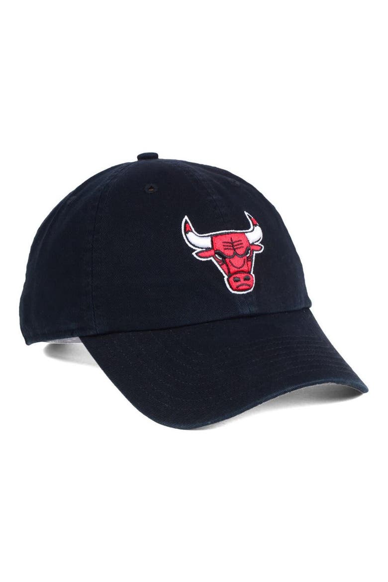 Men's Chicago Bulls '47 Black Clean-Up Adjustable Hat, Alternate, color, Black