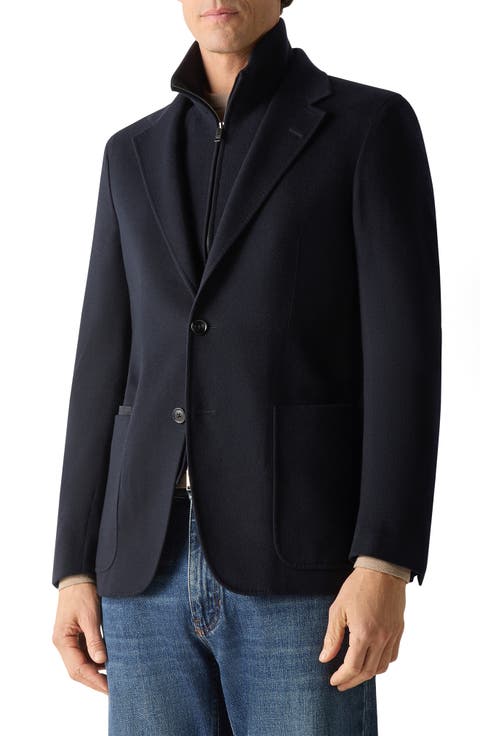 Single Breasted Cashmere Sport Coat