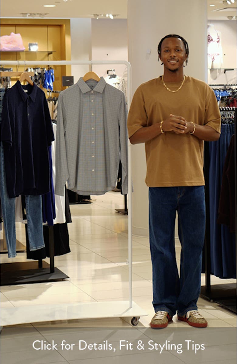 State of Mind Check Slim Fit Button-Up Shirt, sales video thumbnail