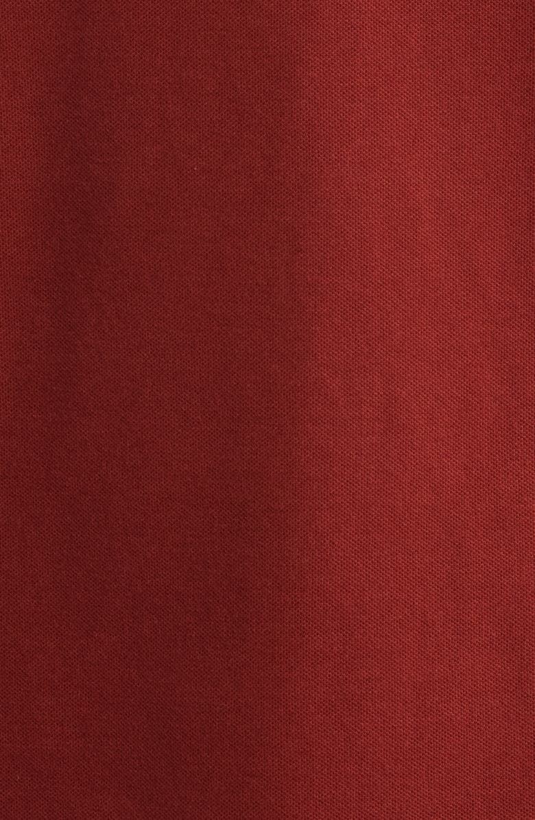 BOSS Paul Tipped Stretch Cotton Polo, Alternate, color, Dark Pink