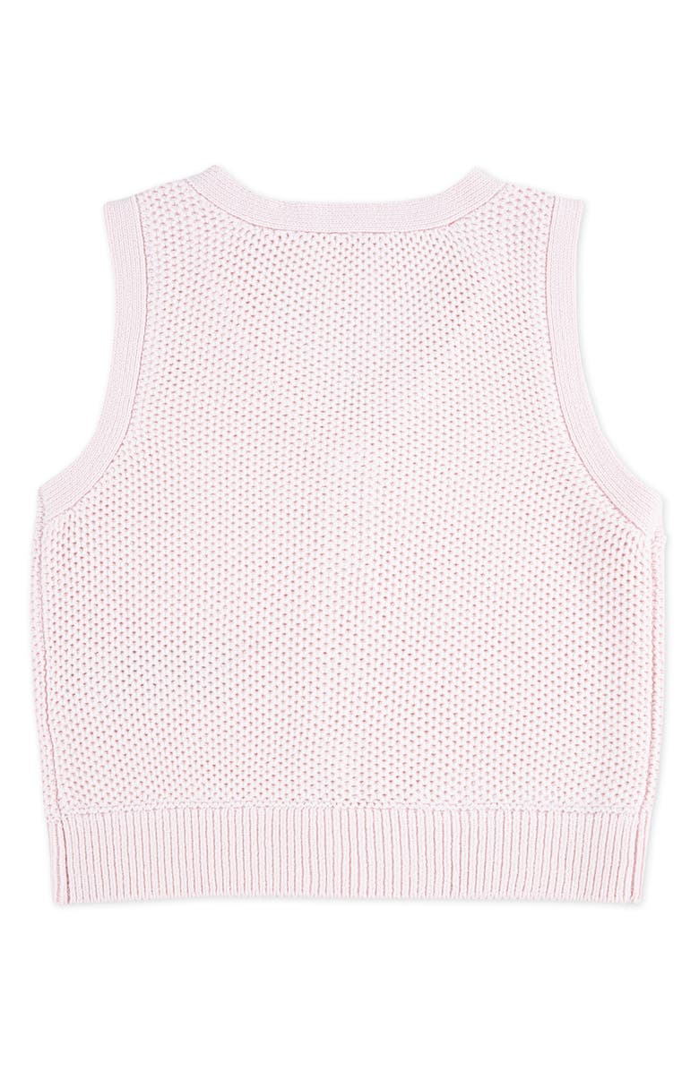 abercrombie kids Kids' Cotton Blend Sweater Vest, Alternate, color, Mauve Chalk