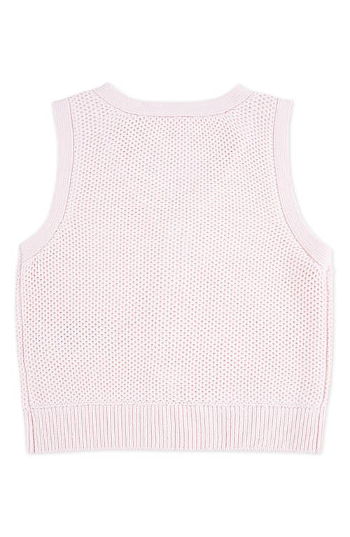 Abercrombie Kids Kids' Cotton Blend Sweater Vest In Pink