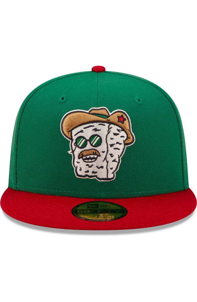 New Era Men's New Era Green/Red Los Quesos Frisco Copa De La Diversion 59FIFTY Fitted Hat, Alternate, color, Green