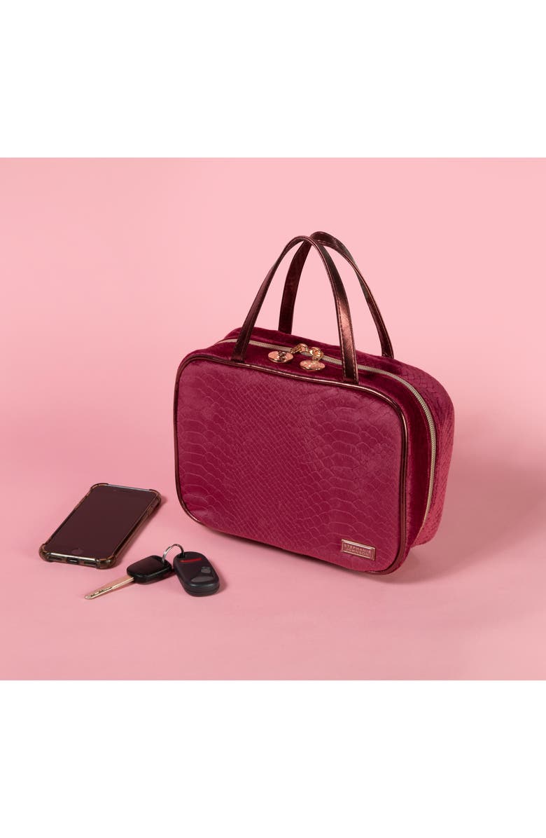 Stephanie Johnson French Kiss Marais ML Traveler Cosmetics Case, Alternate, color,