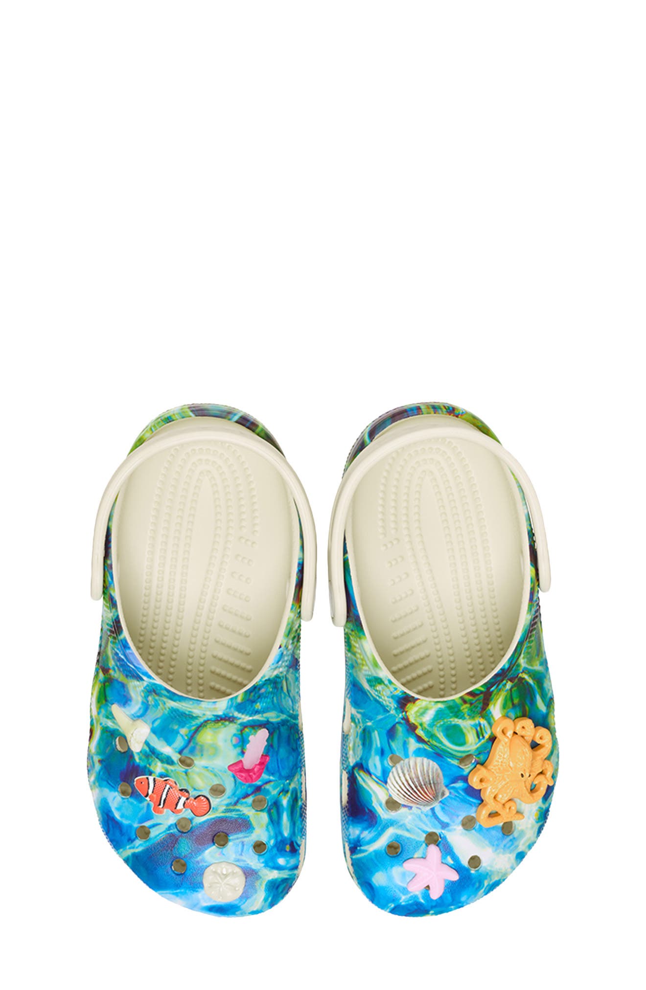 CROCS Kids' Under the Sea Classic Clog, Alternate, color, Bone